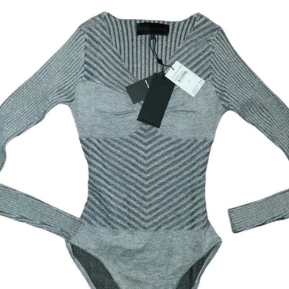 Kendall + Kylie Antique Stone Bodysuit || Small